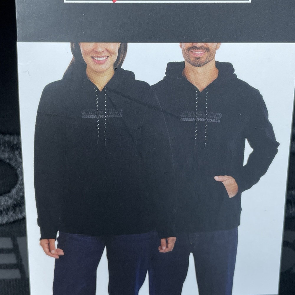 💥    Kirkland Signature Women's L Hoodie Black H0935